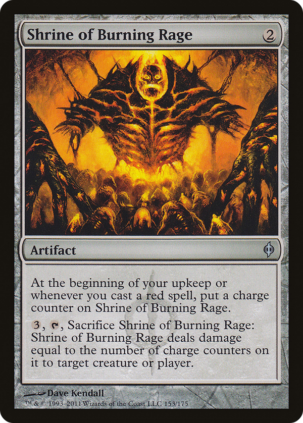 Shrine of Burning Rage (NPH-153) - New Phyrexia