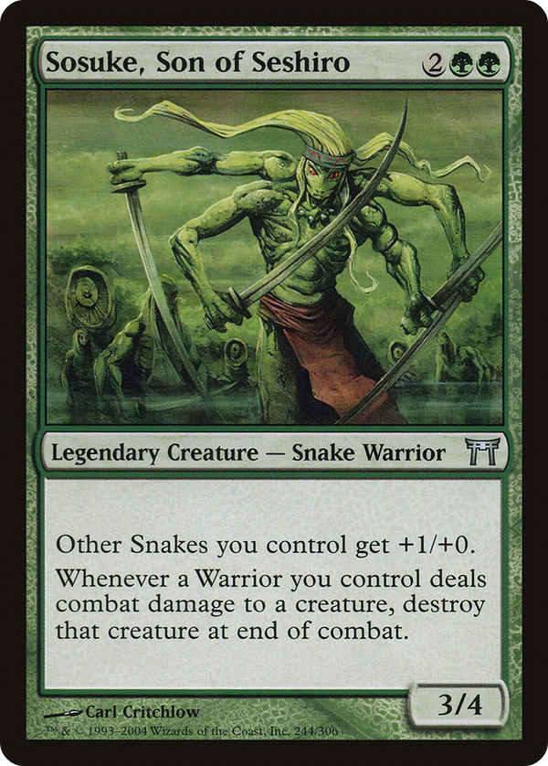 Sosuke, Son of Seshiro (CHK-244) - Champions of Kamigawa Foil