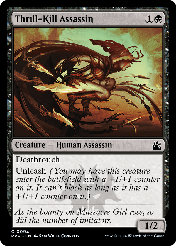 Thrill-Kill Assassin (RVR-094) - Ravnica Remastered Foil