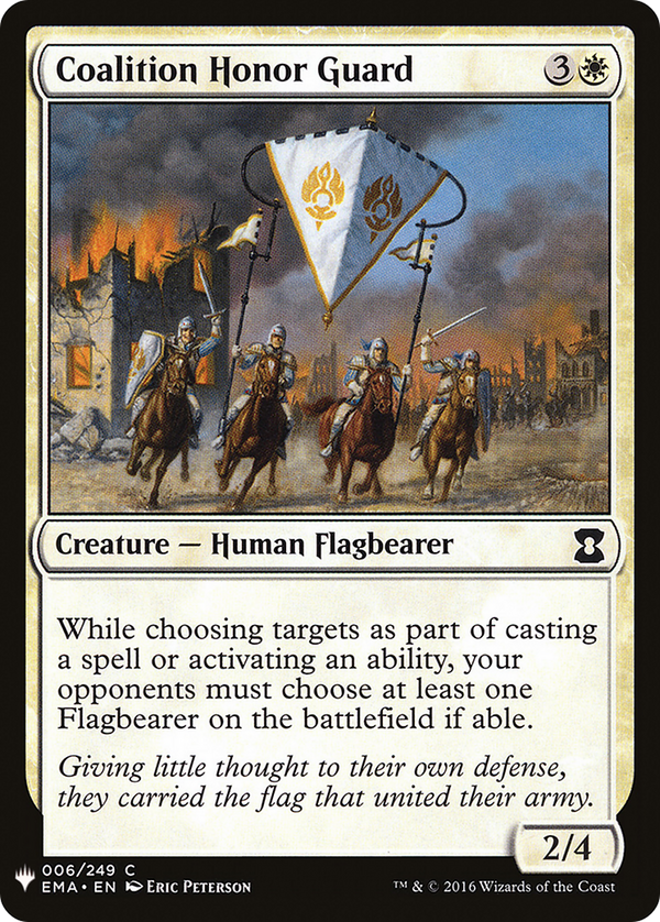 Coalition Honor Guard (LIST-EMA-6) - The List