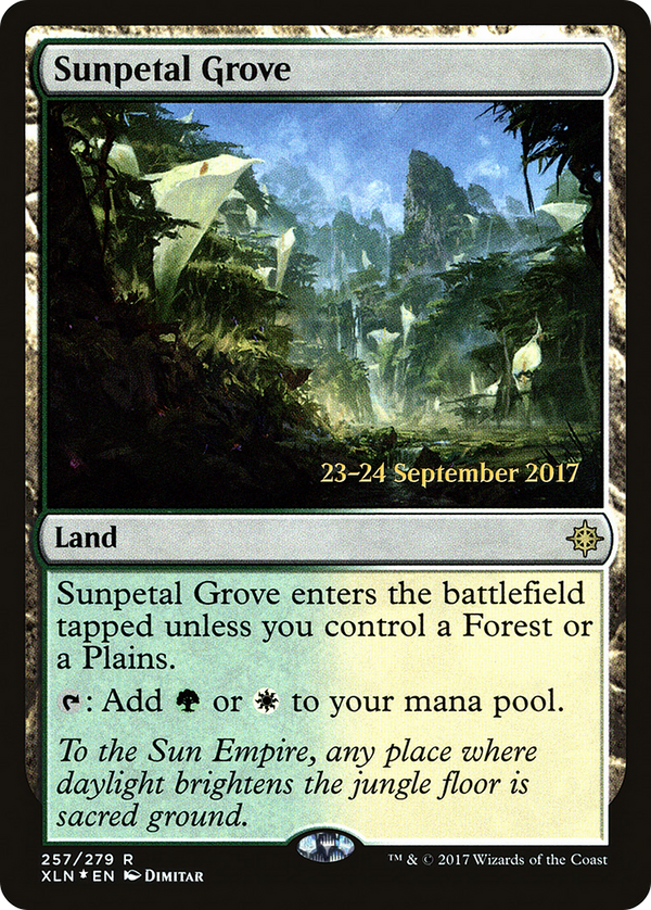 Sunpetal Grove (PRE-257S) - Ixalan Promos Foil