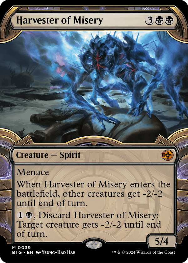Harvester of Misery (Showcase) (BIG-039) - The Big Score: (Showcase) Foil