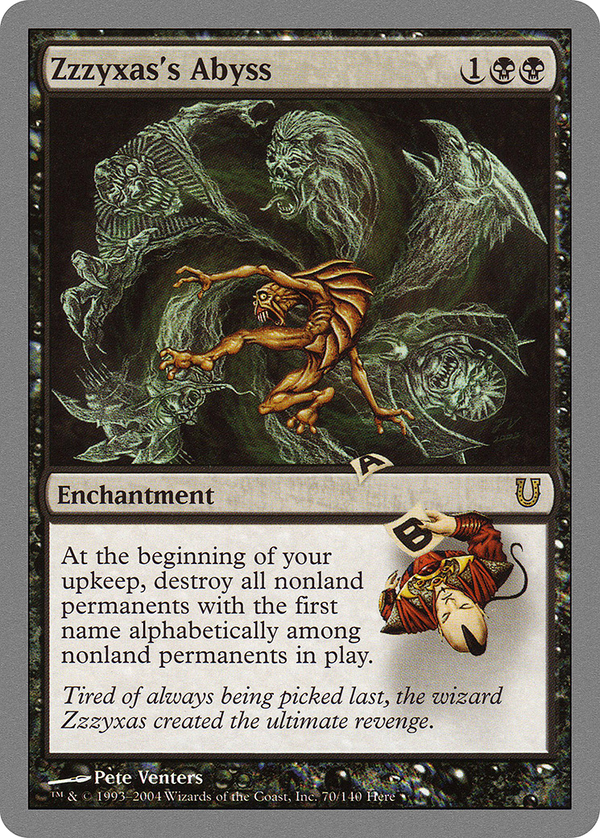 Zzzyxas's Abyss (UNH-070) - Unhinged Foil