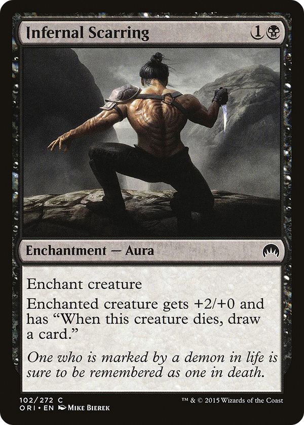 Infernal Scarring (ORI-102) - Magic Origins Foil