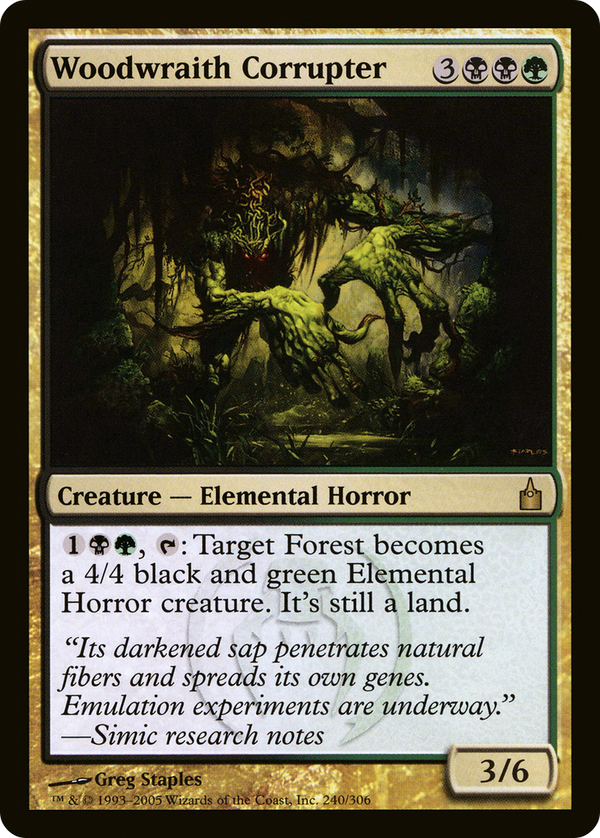 Woodwraith Corrupter (RAV-240) - Ravnica: City of Guilds