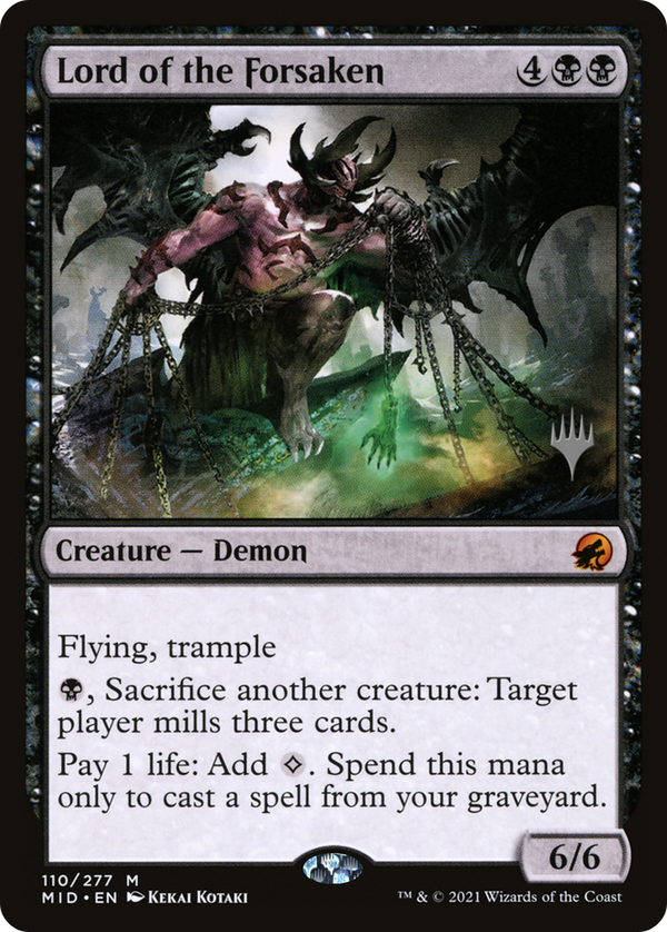 Lord of the Forsaken (PPMID-110) - Innistrad: Midnight Hunt Promos Foil