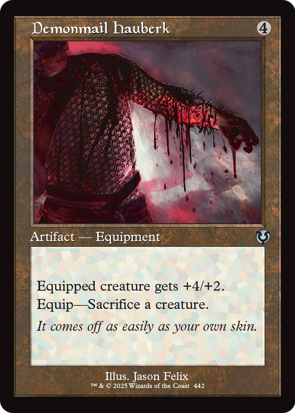 Demonmail Hauberk (Retro Frame) (INR-442) - Innistrad Remastered