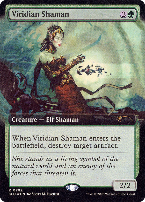 Viridian Shaman (SLD-782) - Secret Lair Drop: (Extended Art) Foil
