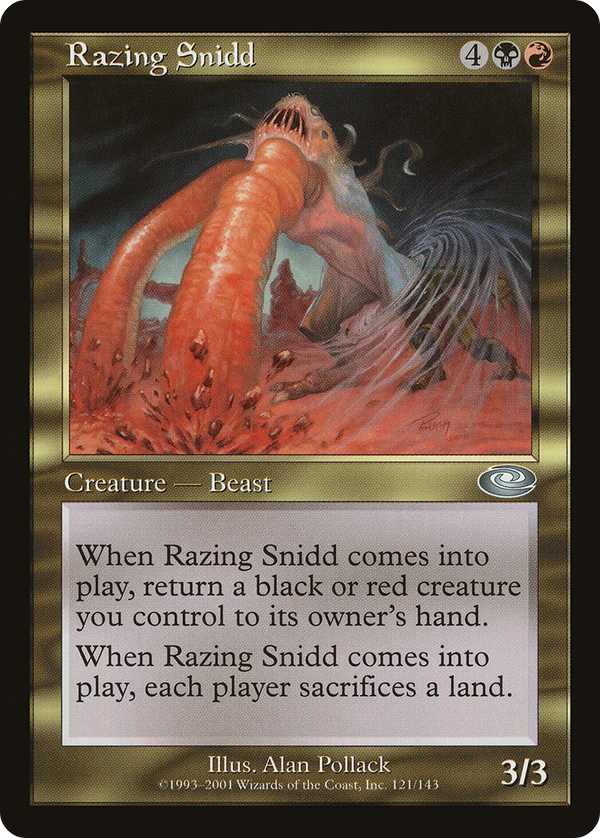 Razing Snidd (PLS-121) - Planeshift Foil