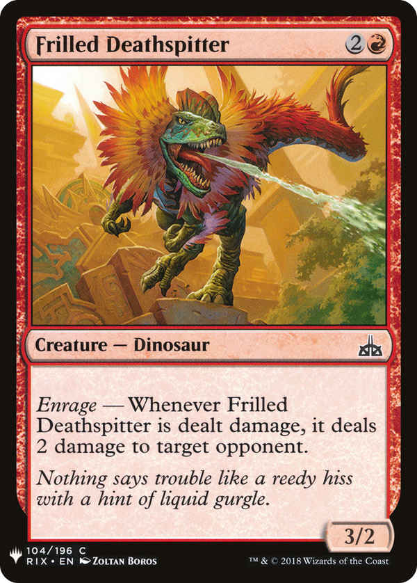 Frilled Deathspitter (LIST-RIX-104) - The List