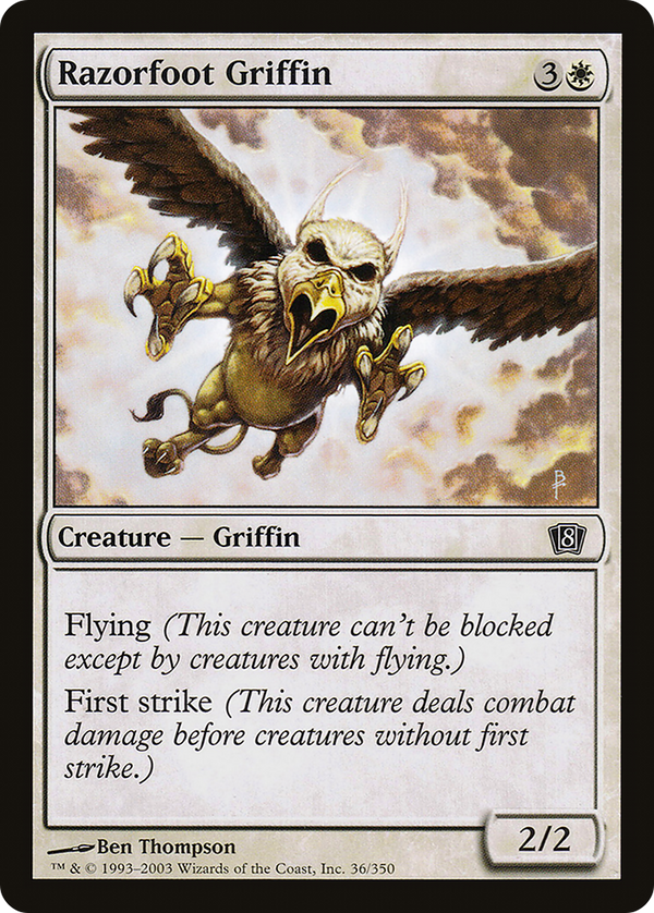 Razorfoot Griffin (8ED-036) - 8th Edition Foil