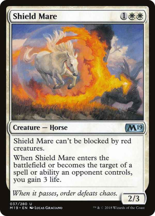 Shield Mare (M19-037) - Core Set 2019 Foil