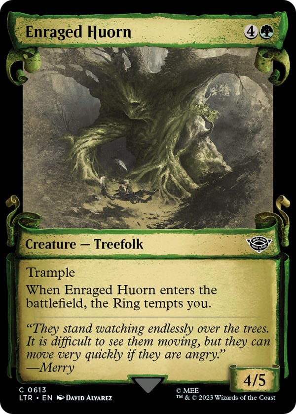 Enraged Huorn (Showcase Scrolls) (LTR-613) - The Lord of the Rings: Tales of Middle-earth: (Showcase) Foil