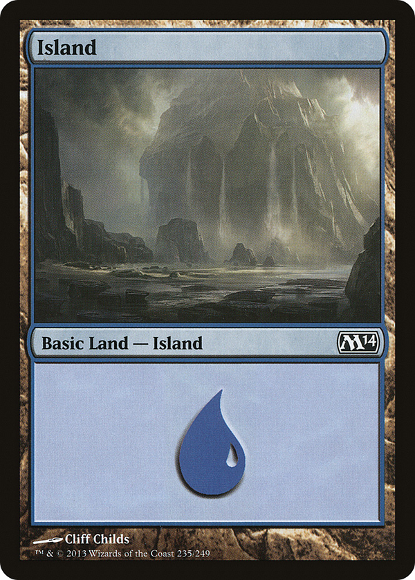 Island (235) (M14-235) - Magic 2014