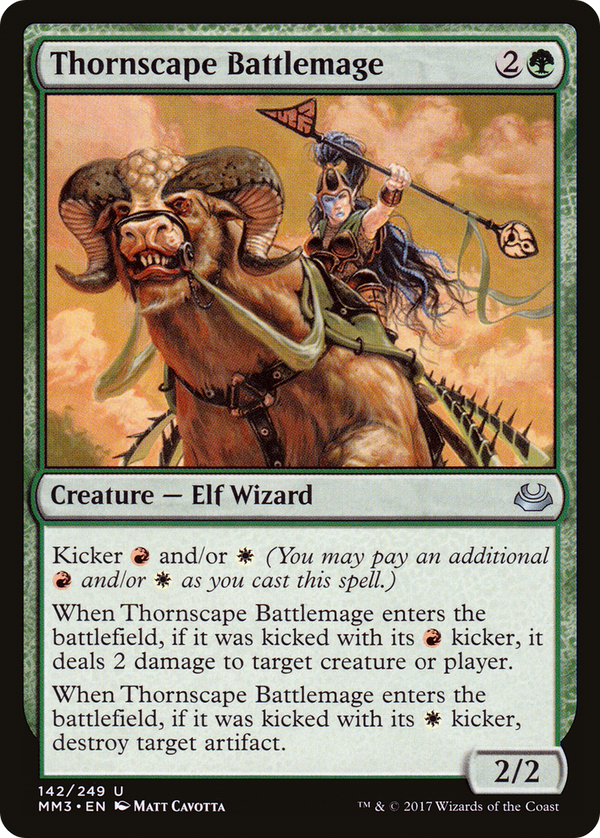 Thornscape Battlemage (MM3-142) - Modern Masters 2017
