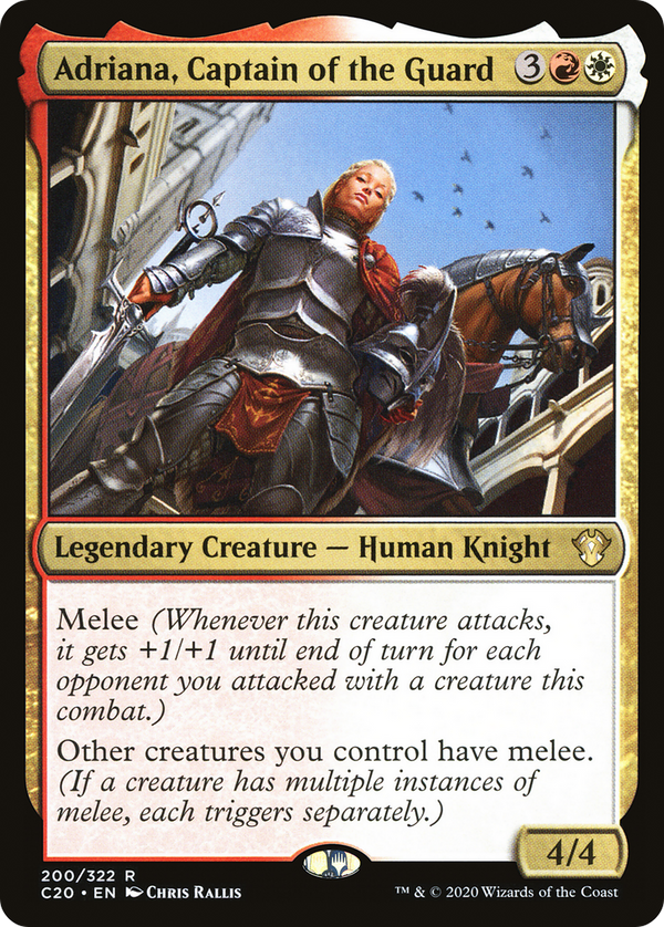 Adriana, Captain of the Guard (C20-200) - Commander 2020