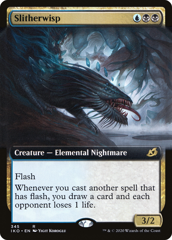 Slitherwisp (Extended Art) (IKO-345) - Ikoria: Lair of Behemoths: (Extended Art)