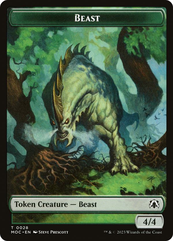 Beast (TMOC-028) - March of the Machine Commander Tokens