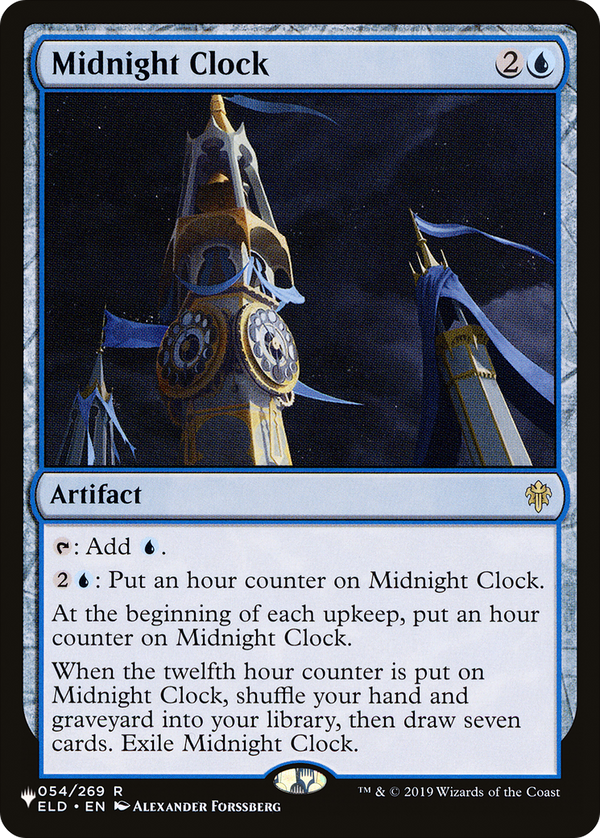 Midnight Clock (LIST-ELD-54) - The List