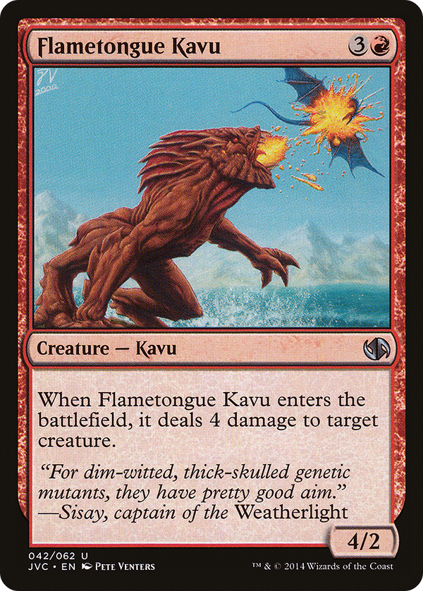 Flametongue Kavu (DD3-042) - Duel Decks Anthology: Jace vs. Chandra