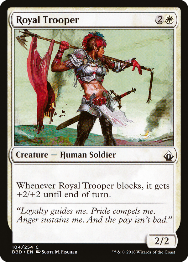 Royal Trooper (BBD-104) - Battlebond Foil