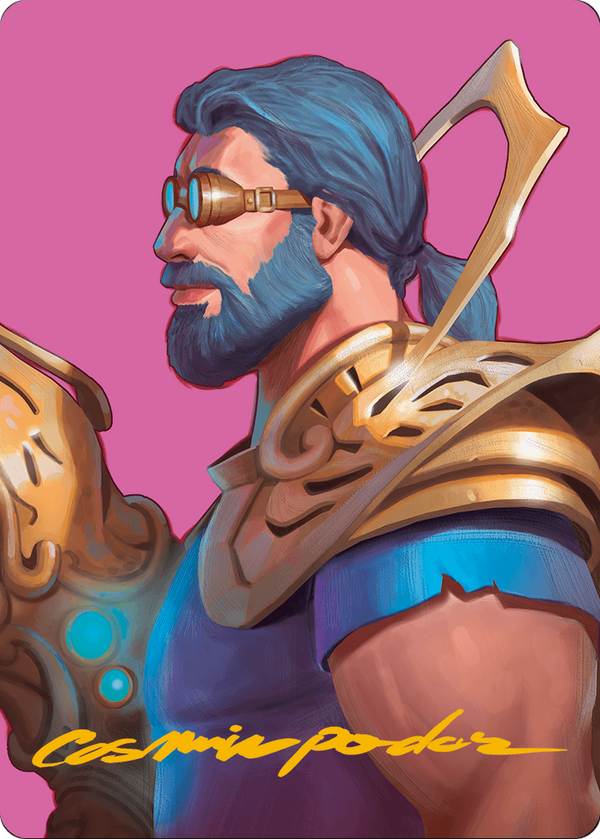 Satya, Aetherflux Genius // Satya, Aetherflux Genius (AMH3-026) - Modern Horizons 3 Art Series (Borderless) Foil