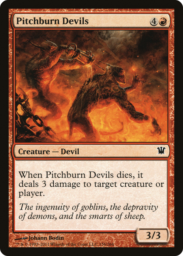 Pitchburn Devils (ISD-156) - Innistrad Foil