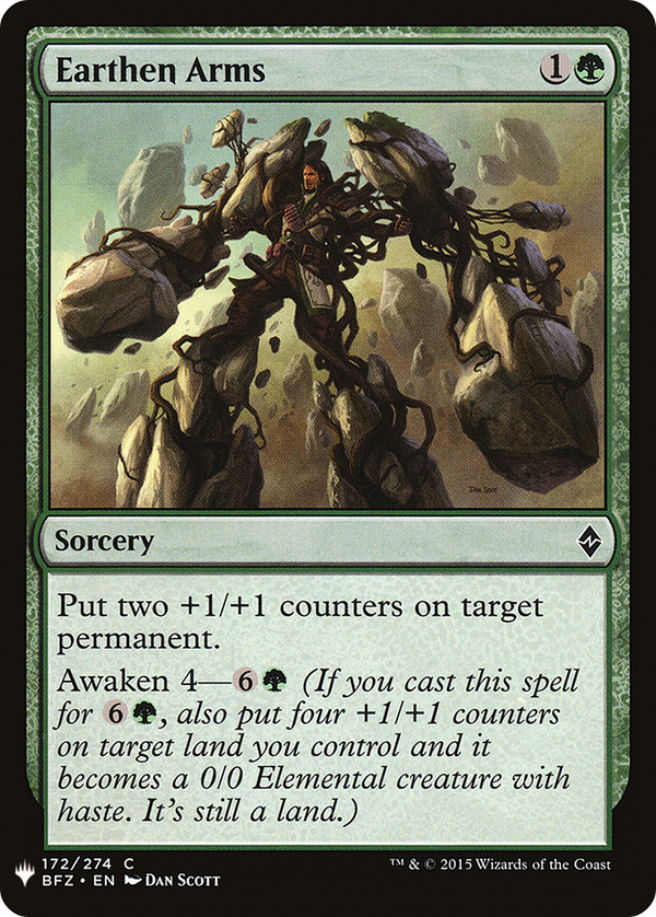 Earthen Arms (LIST-BFZ-172) - The List
