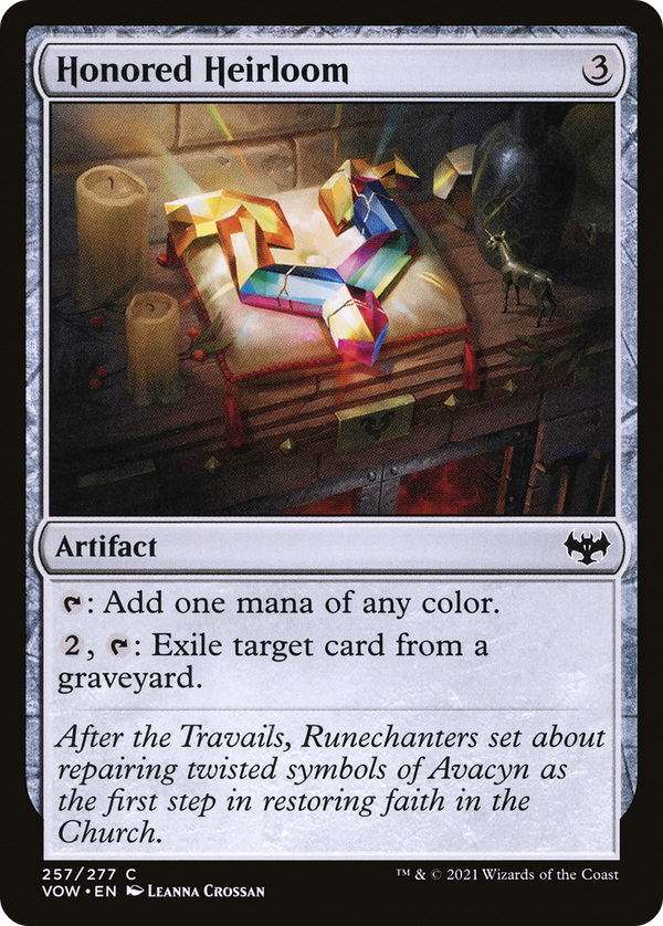 Honored Heirloom (VOW-257) - Innistrad: Crimson Vow Foil