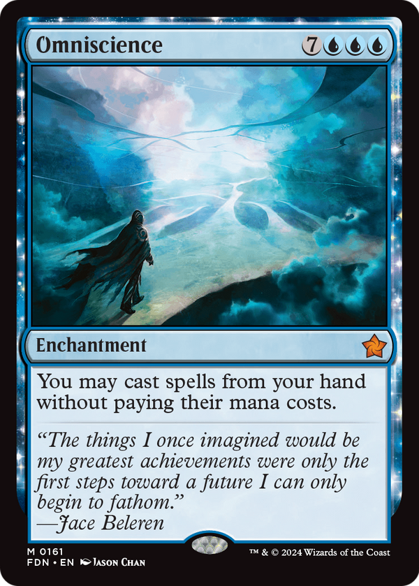 Omniscience (FDN-161) - Foundations: (enchantment) Foil