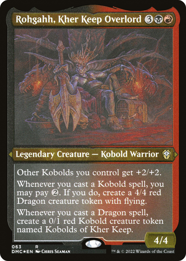 Rohgahh, Kher Keep Overlord (Foil Etched) (DMC-063) - Dominaria United Commander Foil