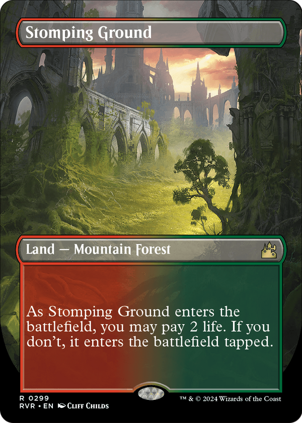 Stomping Ground (Borderless) (RVR-299) - Ravnica Remastered