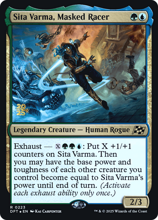 Sita Varma, Masked Racer (PRE-223) - Prerelease Cards Foil