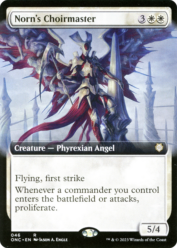 Norn's Choirmaster (Extended Art) (ONC-046) - Phyrexia: All Will Be One Commander: (Extended Art)