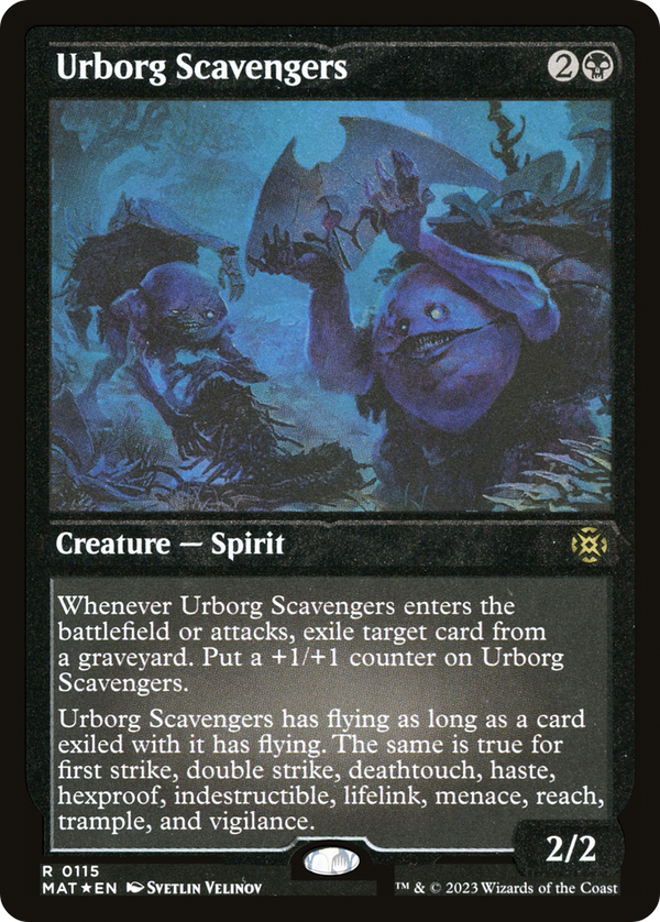 Urborg Scavengers (Foil Etched) (MAT-115) - March of the Machine: The Aftermath Foil