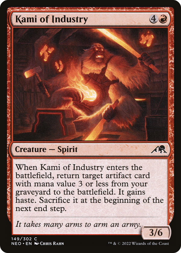 Kami of Industry (NEO-149) - Kamigawa: Neon Dynasty Foil