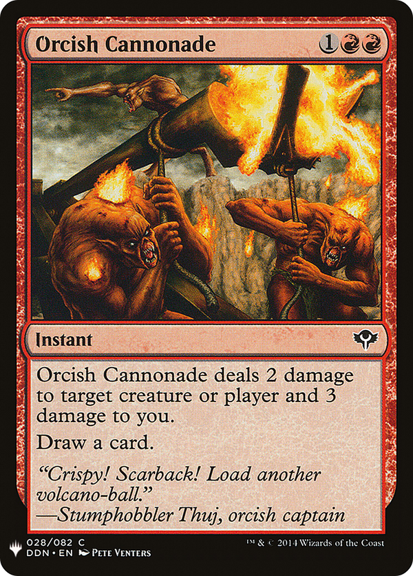 Orcish Cannonade (LIST-DDN-28) - The List