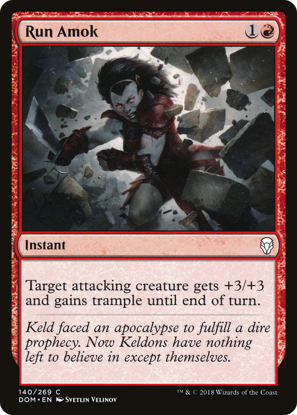 Run Amok (DOM-140) - Dominaria