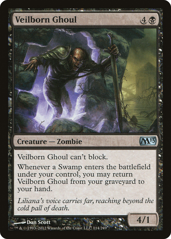Veilborn Ghoul (M13-114) - Magic 2013 Foil