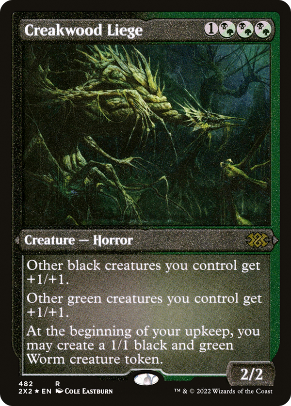 Creakwood Liege (Foil Etched) (2X2-482) - Double Masters 2022 Foil