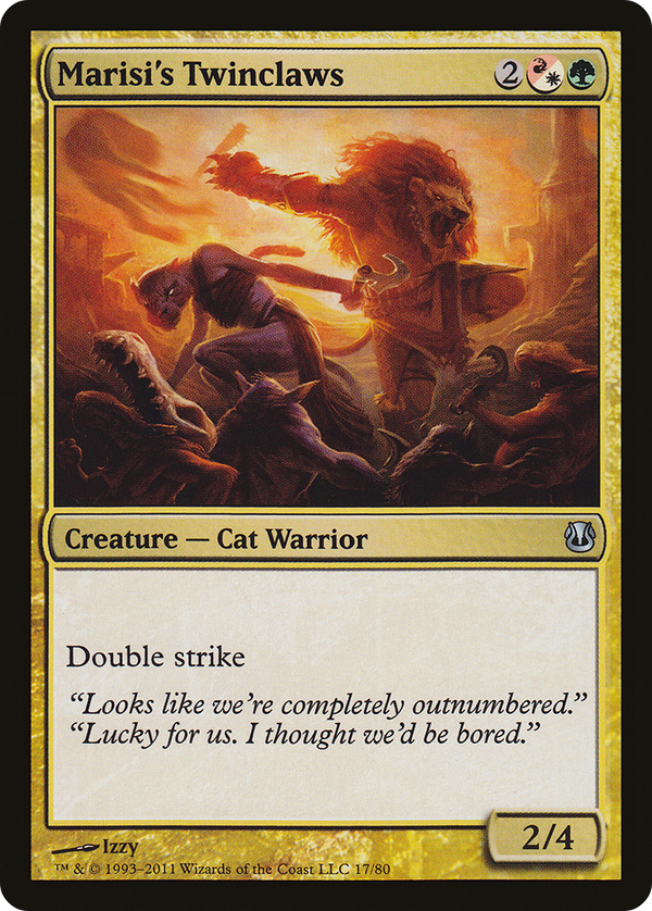 Marisi's Twinclaws (DDH-017) - Duel Decks: Ajani vs. Nicol Bolas