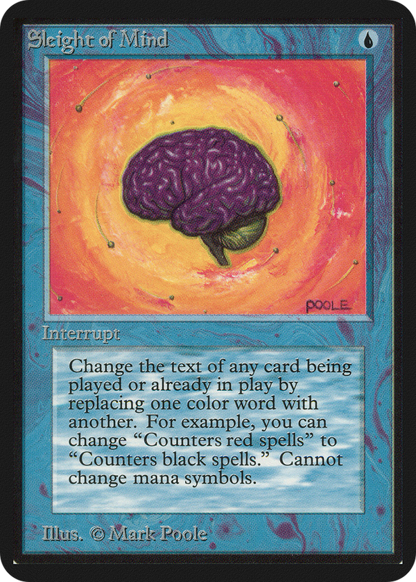 Sleight of Mind (LEA-) - Limited Edition Alpha