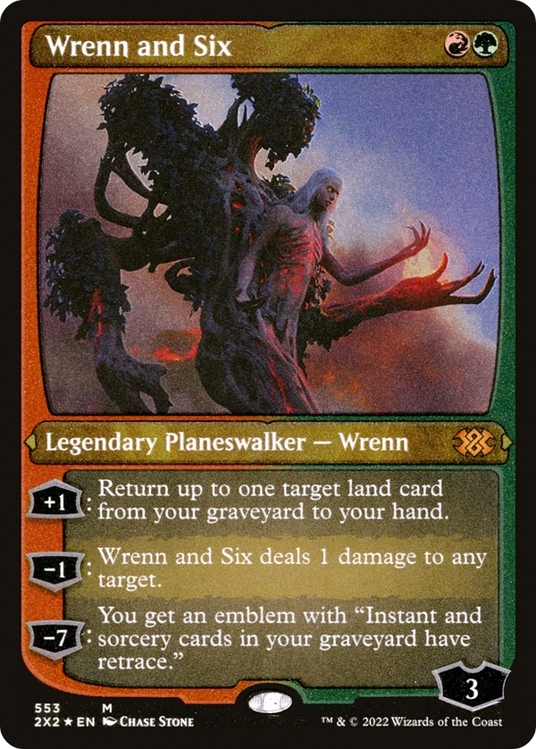 Wrenn and Six (Foil Etched) (2X2-553) - Double Masters 2022 Foil