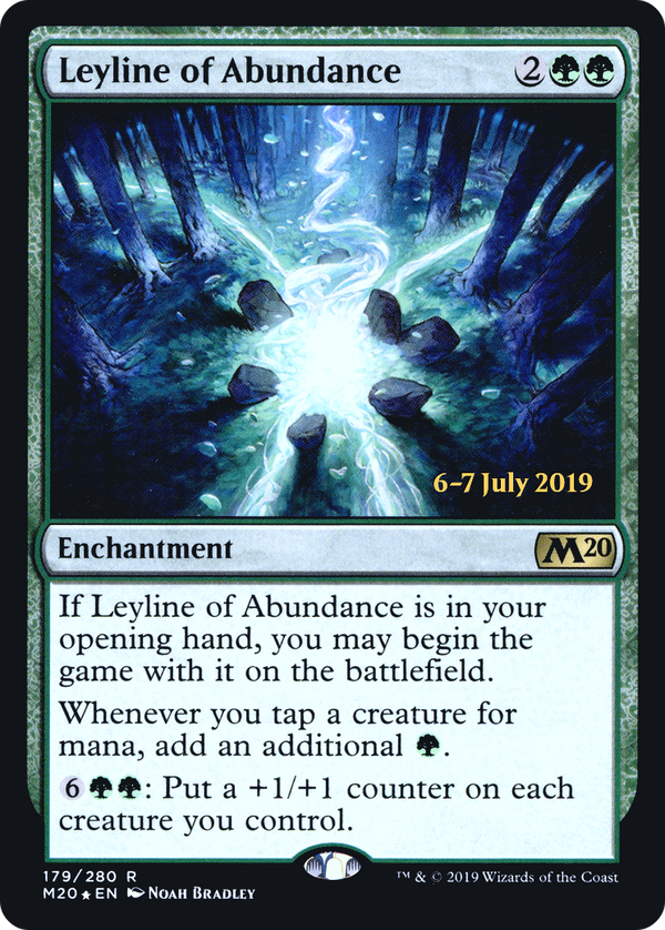 Leyline of Abundance (PRE-179S) - Core Set 2020 Promos Foil