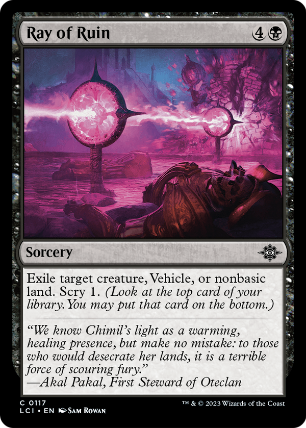 Ray of Ruin (LCI-117) - The Lost Caverns of Ixalan