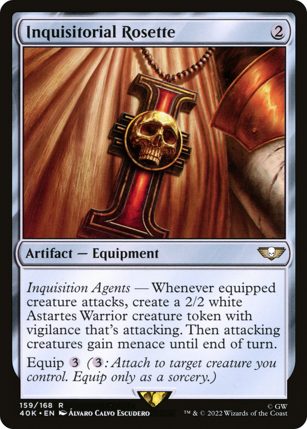 Inquisitorial Rosette (40K-159) - Warhammer 40,000 Commander