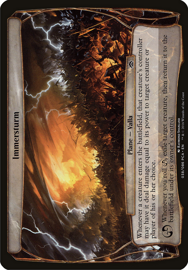 Immersturm (Planechase Anthology) (OVER-) - Planechase Anthology Planes
