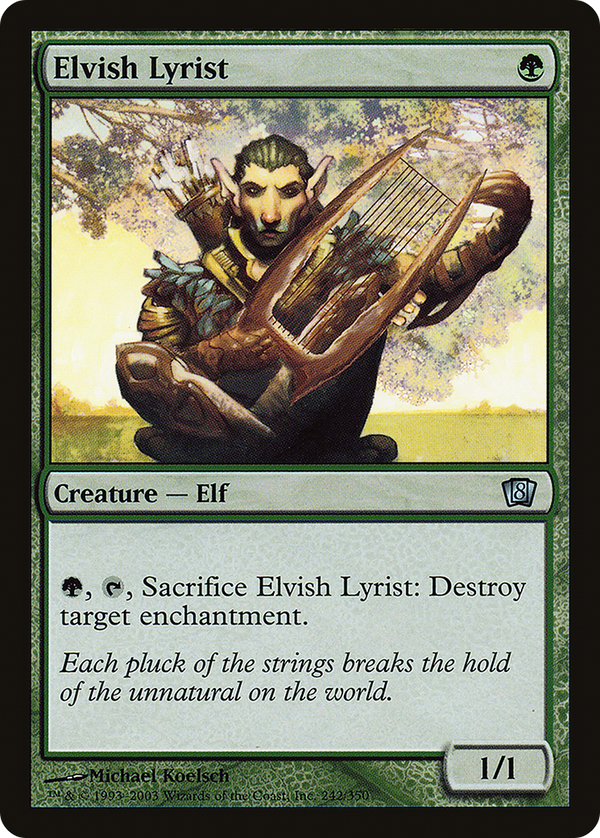 Elvish Lyrist (8ED-242) - 8th Edition