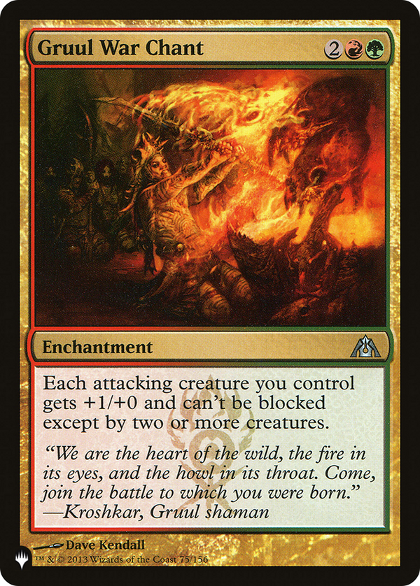 Gruul War Chant (LIST-DGM-75) - The List