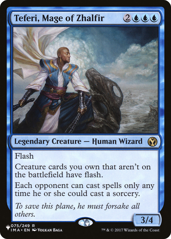 Teferi, Mage of Zhalfir (LIST-IMA-75) - The List